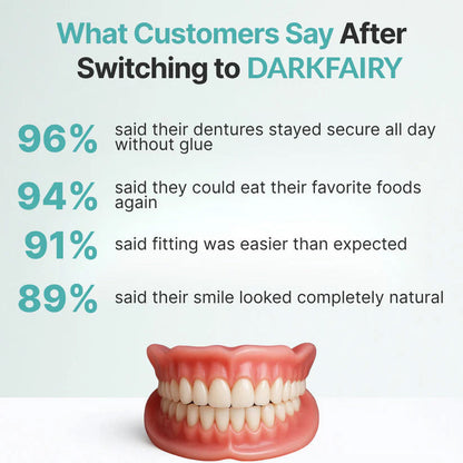 💥DarkFairy™ Custom-Fit Dentures — Designed for Comfort and a Natural-Looking Smile